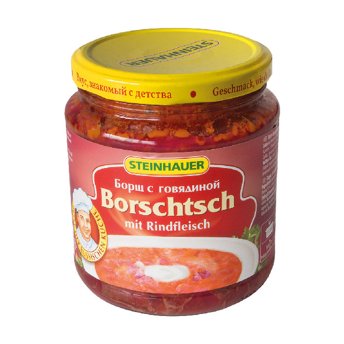 Borsjtsj met rundvlees